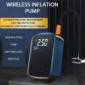 Wireless Portable Tire Inflator – 100W Fast Inflation