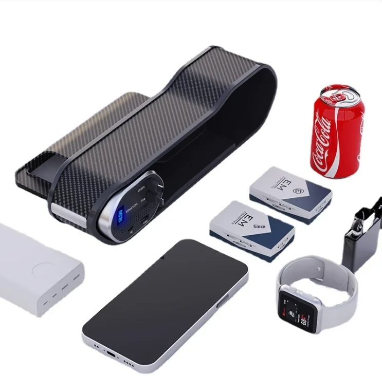 Car Seat Gap Organizer with Wireless Charging Option