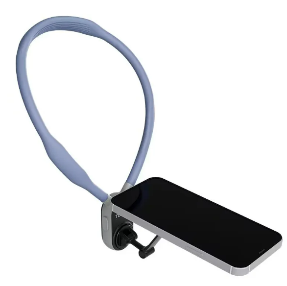 Hands-Free Magnetic Silicone Phone Neck Mount